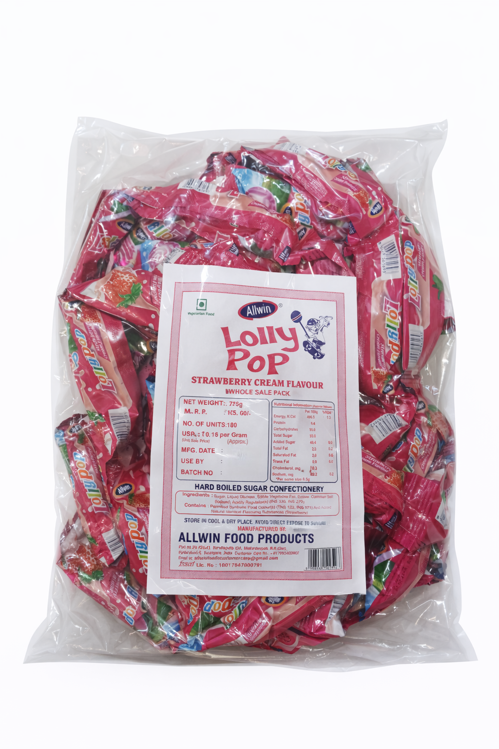 1r Lollypop Strawberry