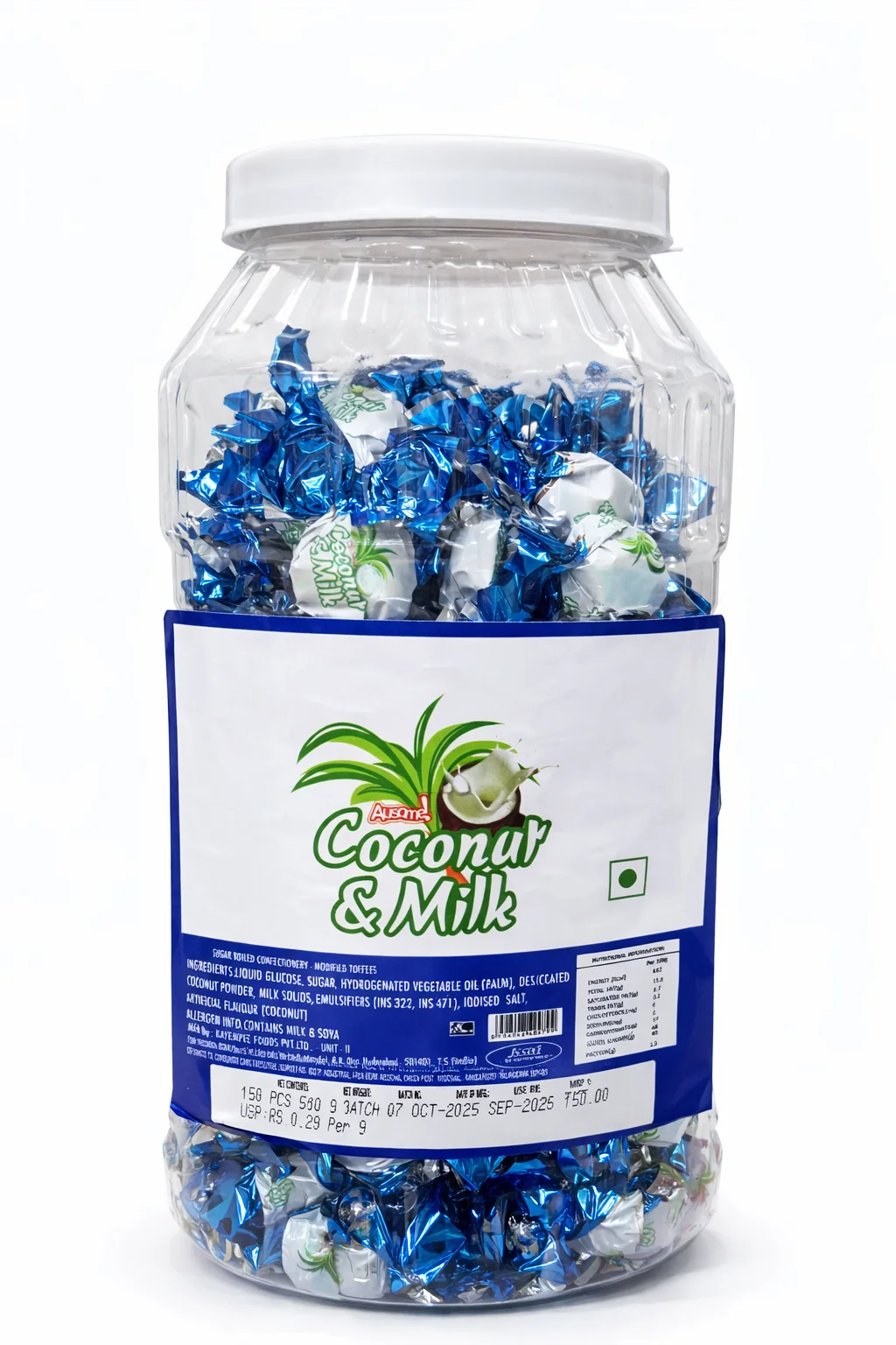 1r Coconut & Milk Jar
